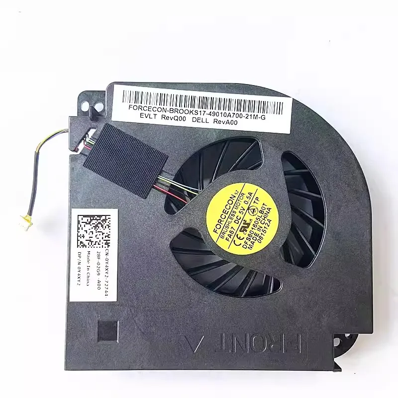 

Original New CPU Fan for DELL M6400 M6500 M6600 W227F Laptop Cooler Cooling Fan