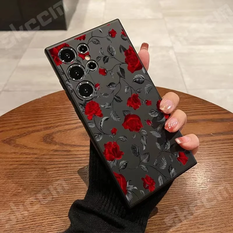 Chic Retro Rose Design Phone Case Cover