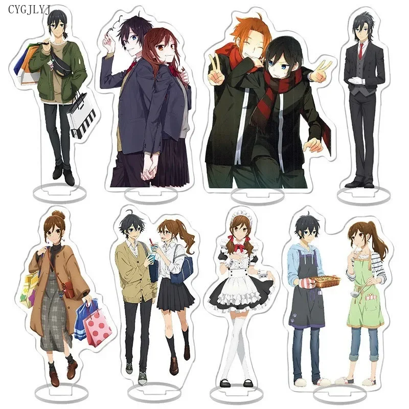 

Anime Horimiya Acrylic Stand Model Plate Keychain Collection Miyamura Izumi Hori Kyoko Figure Standee Desk Decor Cosplay 16CM