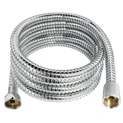 1/1.5/2M SUS 304 Flexible Shower Hose Long Bathroom Shower Water Hose Extension Plumbing Pipe Pulling Tube Bath Accessories