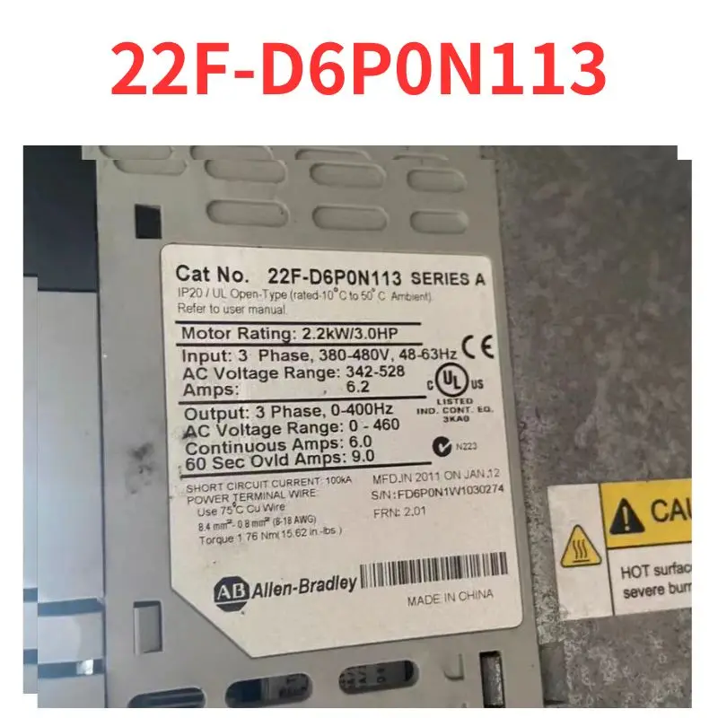 

Новинка 90% проверенный преобразователь частоты 22F-D6P0N113 ОК