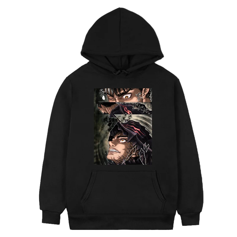 

Men Berserk Guts Manga Swordsman Gatsu Sacrifice Zodd Anime Tops Autumn Clothes Women Hip-hop Creative Unique Comfortable Style