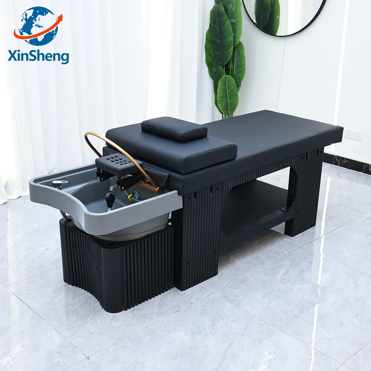 XinSheng เตียงแชมพูร้านทําผมเตียงหัวสปาเครื่องรมควันนวดตาราง Leisure and Health Store เฟอร์นิเจอร์เชิงพาณิชย์ 1