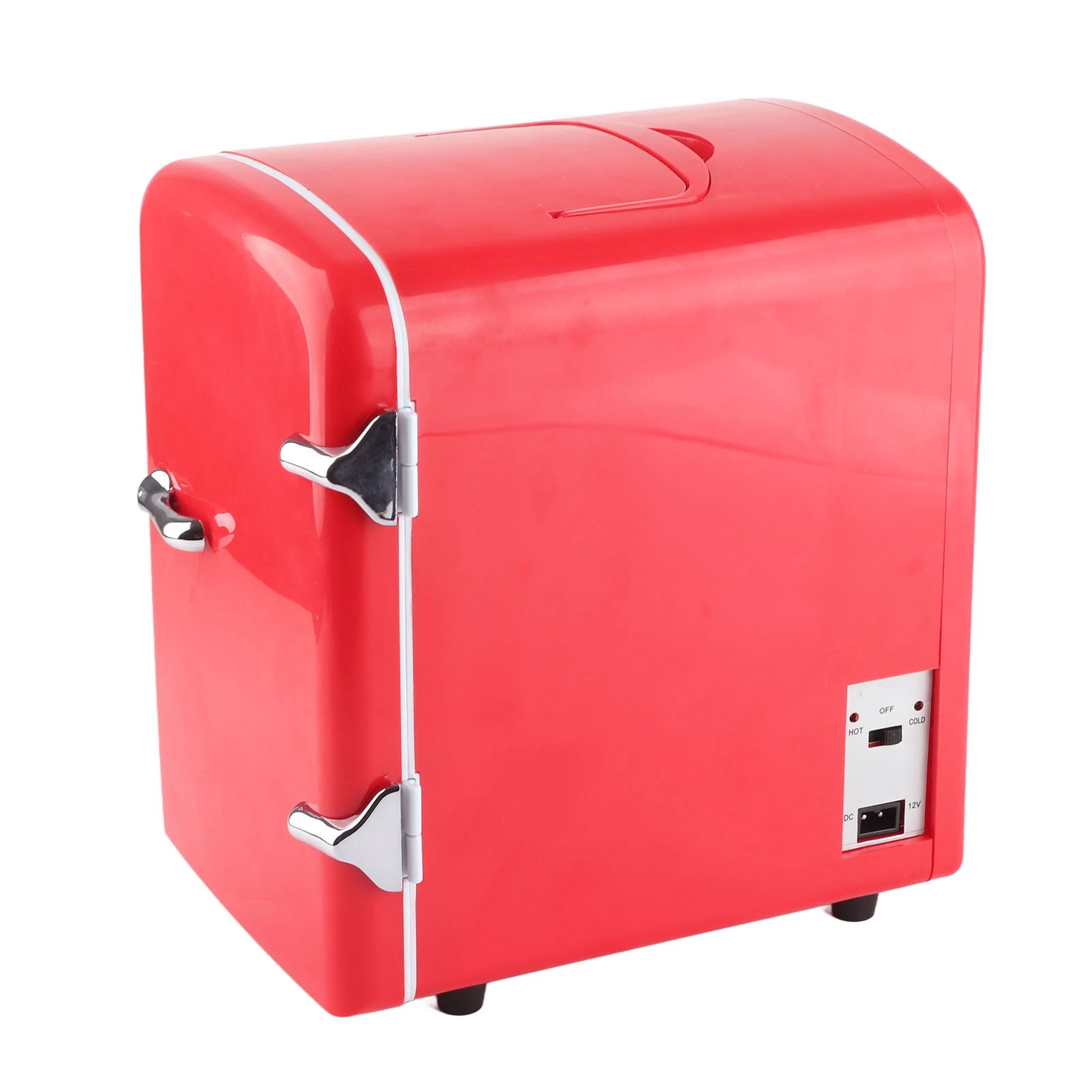 Mini Fridge 4L Portable Refrigerator Dormitory Picnic Camping Portable Cooler DC12V Car Plug for Skin Care Beverage AC100‑240V 2
