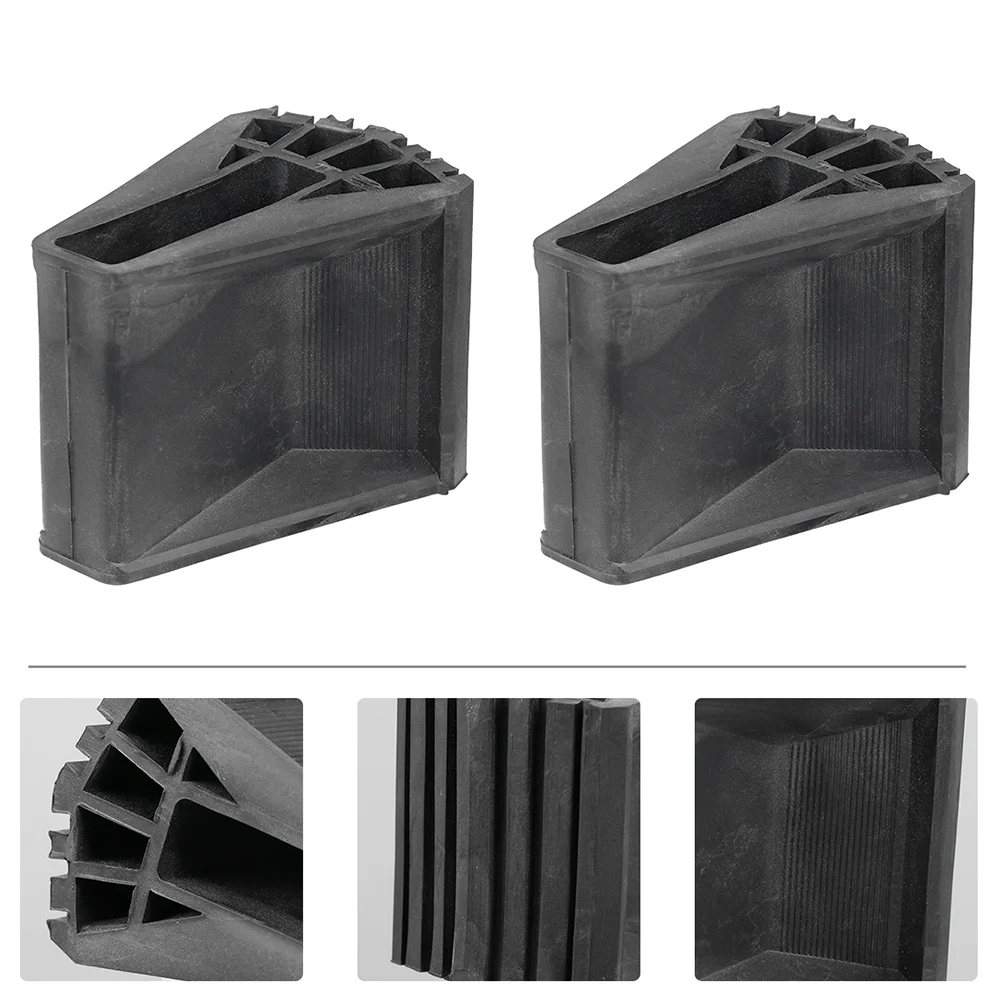Durable Non Slip Foot Pad Rubber Mats Ladder Feet Covers Protective Cover Anti Skid Ladder Scaffolding Parts Construction 4Pcs