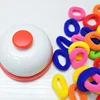 Kids Montessori Toy Early Educational Fingers Ring Game Elastic Bands Color Cognition Think Training Battle Table Game with Card 4