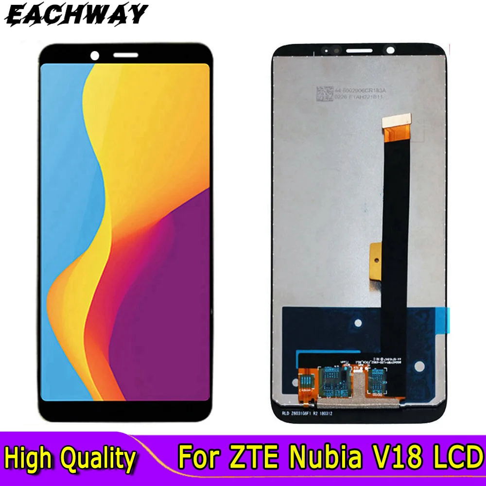 

6.0"Screen For ZTE Nubia V18 LCD Nubia V18 Display Touch Screen Digitizer Aseembly Replacement Mobile phone ZTE V18 LCD Screen