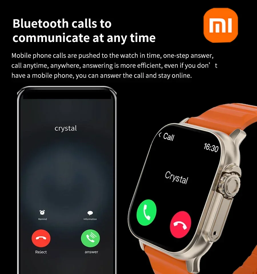 XIAOMI NEW C90 Ultral2 Smart Watch NFC waterproof Men Women GPS Track Bluetooth Call BT Music Games Wireless Charging