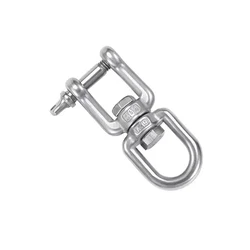 Durable Stainless Steel Double Swivel Eye Hook - M8 (OX)