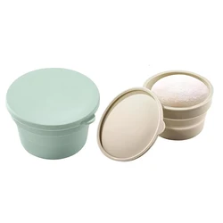 Stackable Non - stick Silicone Pizza Dough Boxes with Lids - Foldable Fermentation Storage Containers (2Pcs)