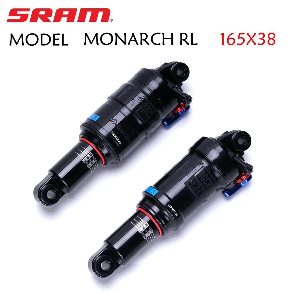 ROCK SHOX-amortiguador para bicicleta de montaña, material de cuerpo ultraligero de aleación cnc de 165MM, MNR, RL, MM430