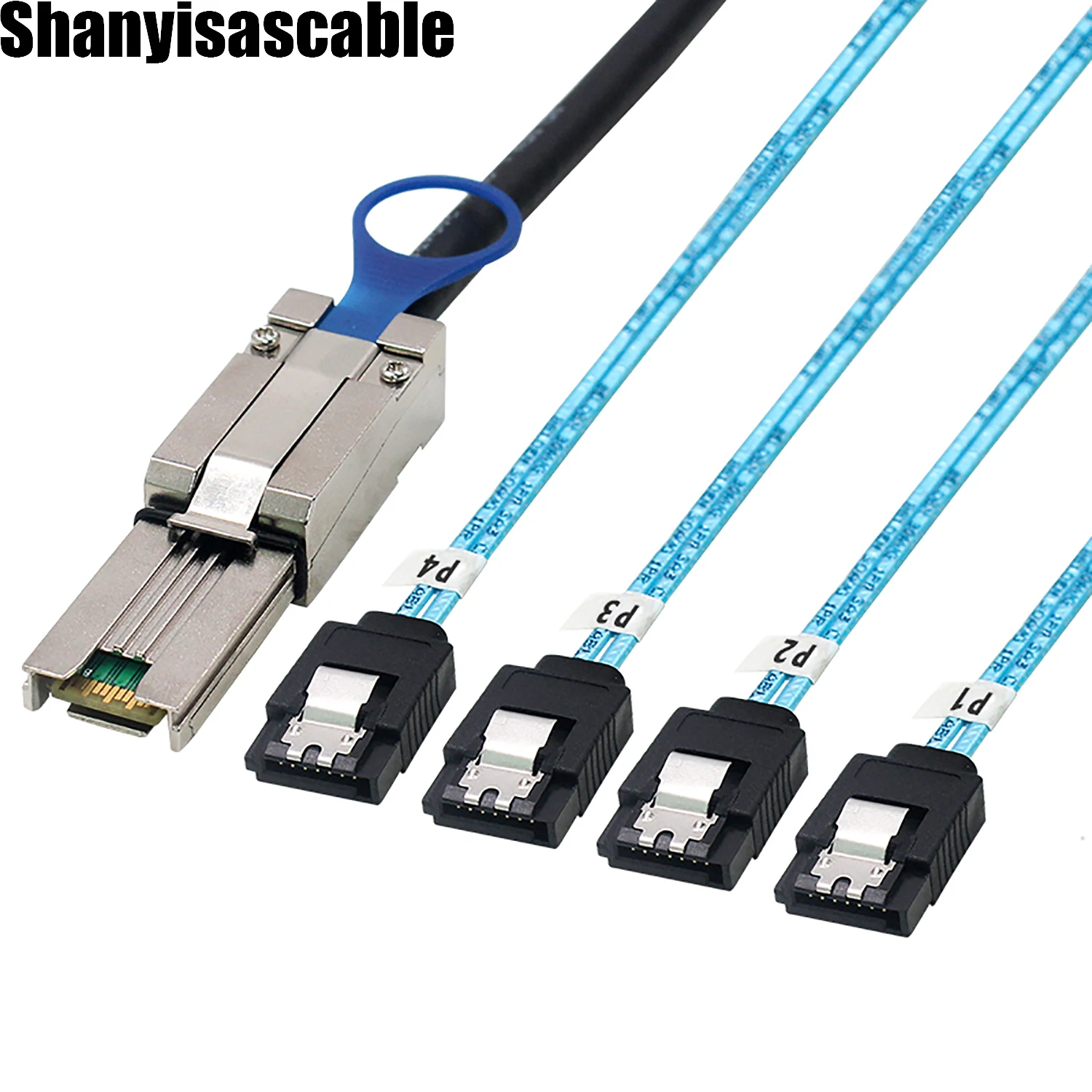 

2.0M Mini SAS 26Pin SFF-8088 Male to 4 SATA 7Pin Female Cable Target/Backplane Connecting cable