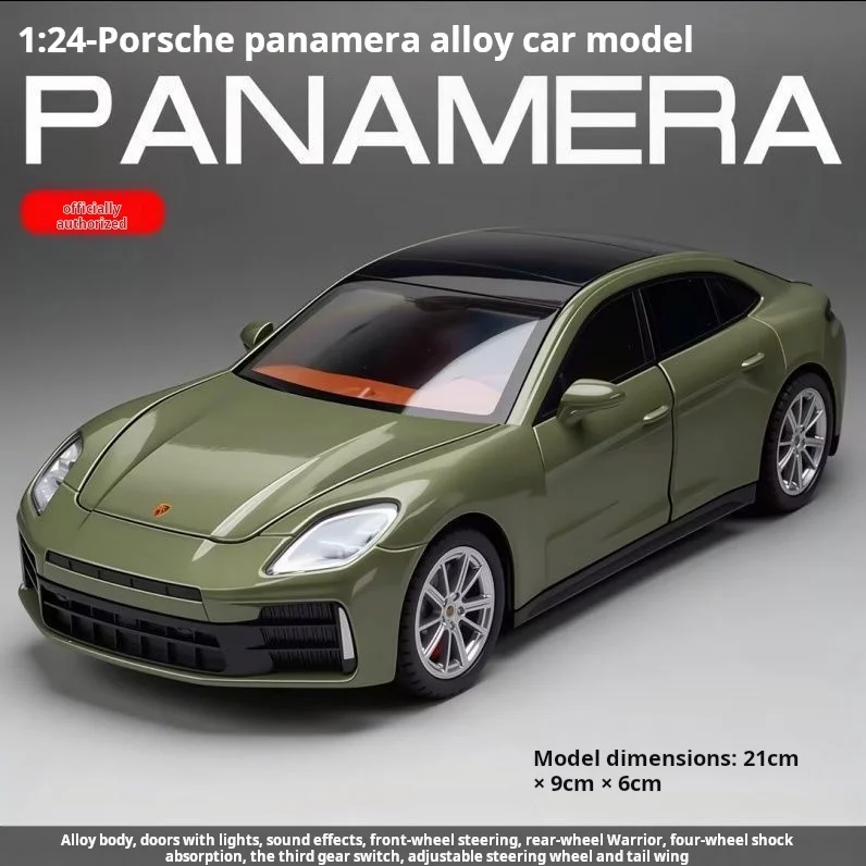 Officially Licensed Porsche 911 Coupe Diecast Alloy Sports Car with Sound & Light