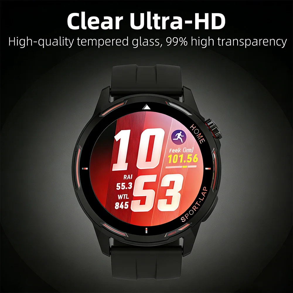 Clear TPU Screen Protection Case - Anti-Scratch, Waterproof, Shock-Resistant Watch Cover