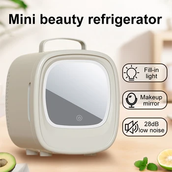 6L Mini Beauty Fridge with LED 1