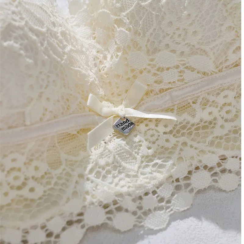 Extra Thick 12cm Push Up Bra Small Breast Flat Chest Lace Summer Women Enhance Soft Comfort No Gap 4