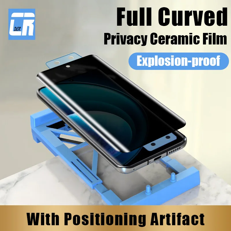 

3D Full Curved Ceramic Soft Film For Vivo X100 X90 X80 X70 X60 Pro Plus Privacy Screen Protector For Vivo X90S S18 S17 S16 Pro