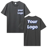 T-shirt imprimé personnalisé hommes femmes couverture en coton personnalisé t-shirts bricolage votre Photo ou Logo T-shirt en coton vêtements pour hommes personnalisés 3