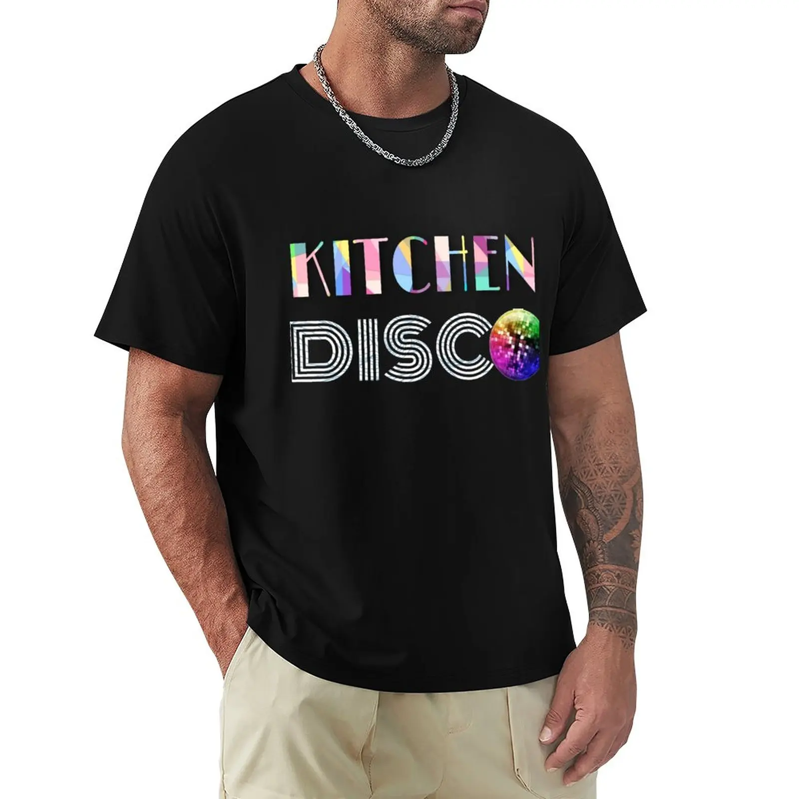 

kitchen DISCO T-Shirt sports fans customs design your own cute clothes mens t shirts