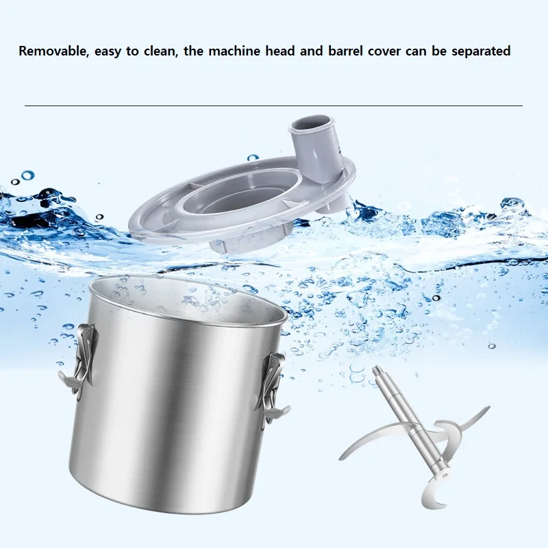 220V Commercial Electric Meat Grinder Machine 16L/20L Available Stainless Steel Food Meat Vegetables Stuffing Grinding Machine 6