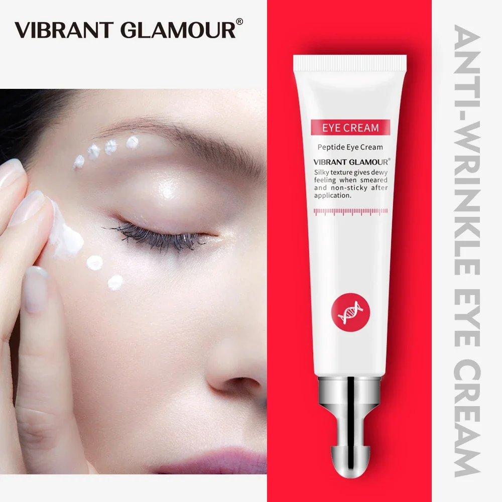 

1pcs 20g Anti-Wrinkle Eye Cream Peptide Collagen Serum Anti-Age Remover Dark Circles Eye Care Against Puffiness and Bags