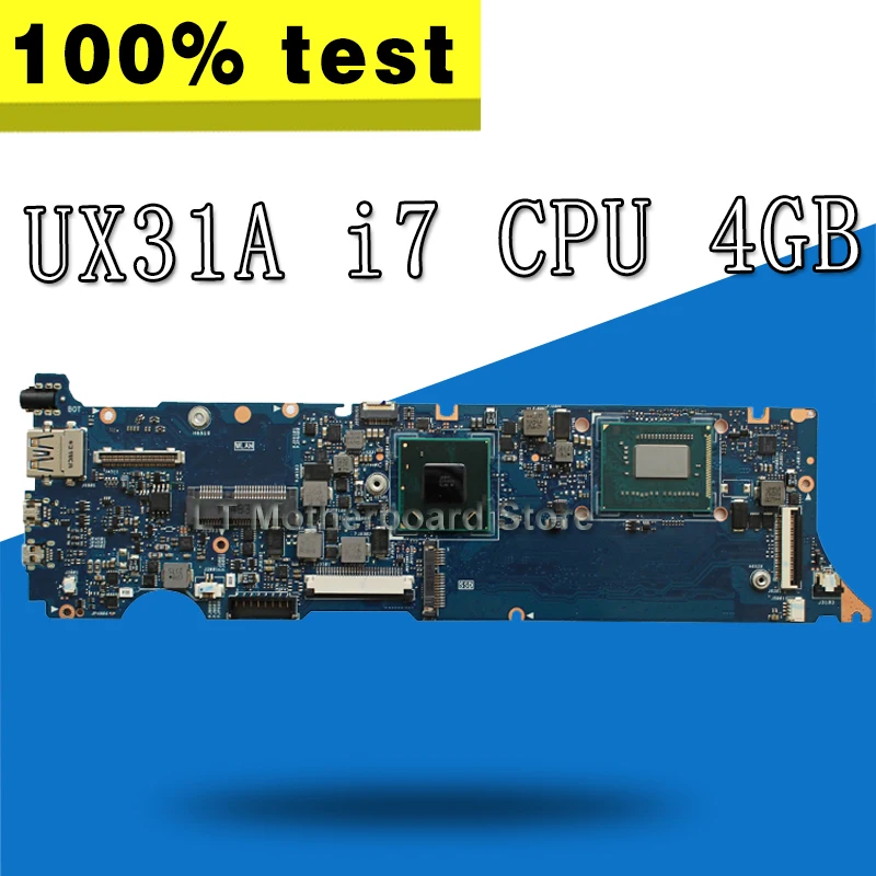Ux31a Motherboard I7-3517 4gb Ram For Asus Ux31a Ux31a2 Laptop Motherboard  Ux31a Mainboard Ux31a Motherboard Test 100% Ok - Laptop Motherboard -  AliExpress