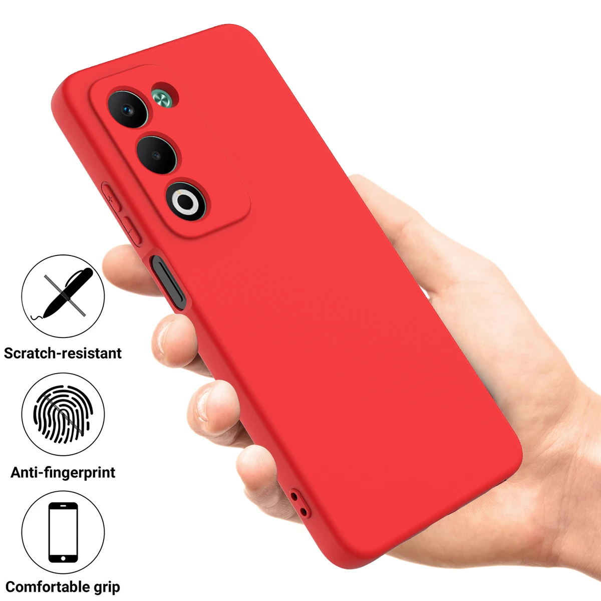 Silicone Lanyard Case - Ultra-thin Soft Anti-fall Shockproof Cover