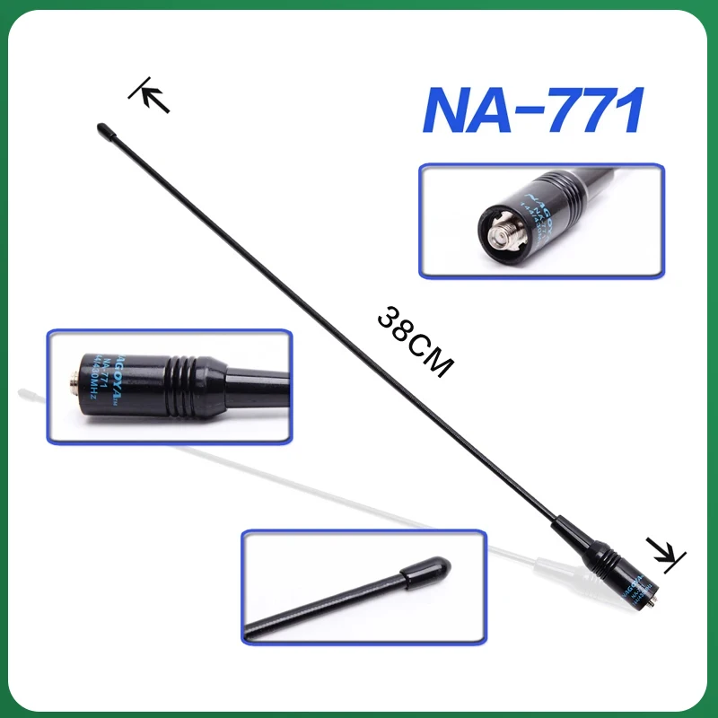 Antenna for Quansheng UV-K5 UV-K6 Baofeng DM-1701 UV-21 UV-17 Walkie Talkie, walkie talkie antenna, Na 771 Antenna SMA Female