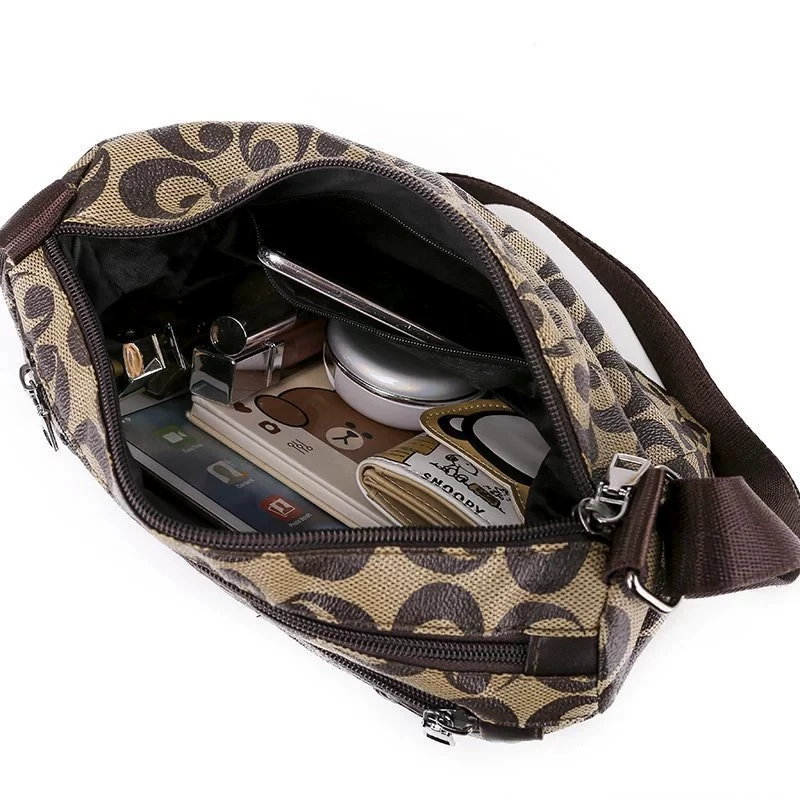 Stylish Women's Crossbody Bag - Spacious Multi-Layered Design with Adjustable Comfort Straps
