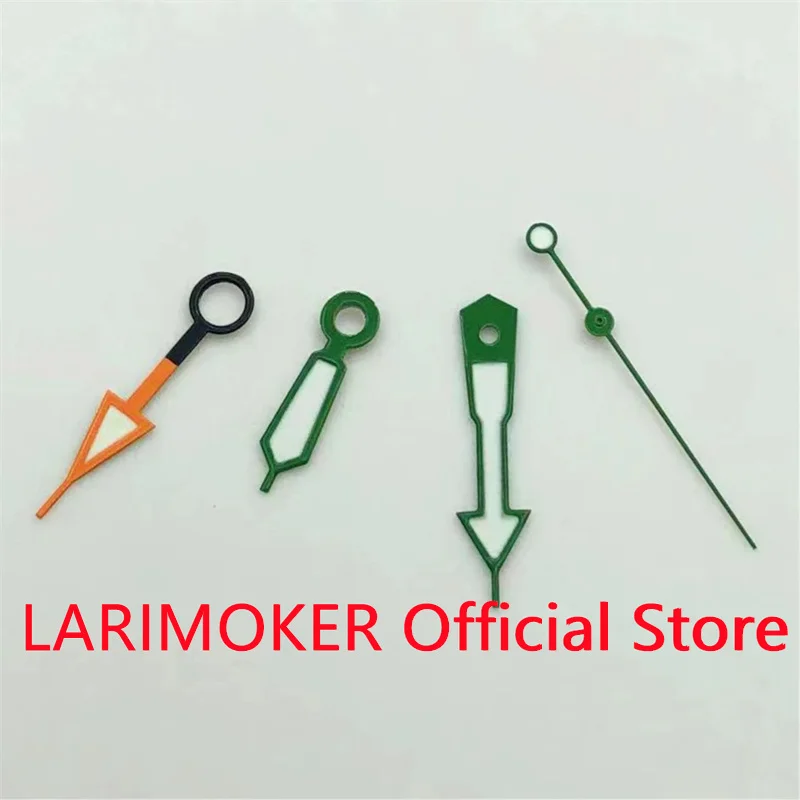 LARIMOKER Hand Armaturen Grün Leuchtende Pointer für GMT Uhren NH34 Bewegung – Detail 23