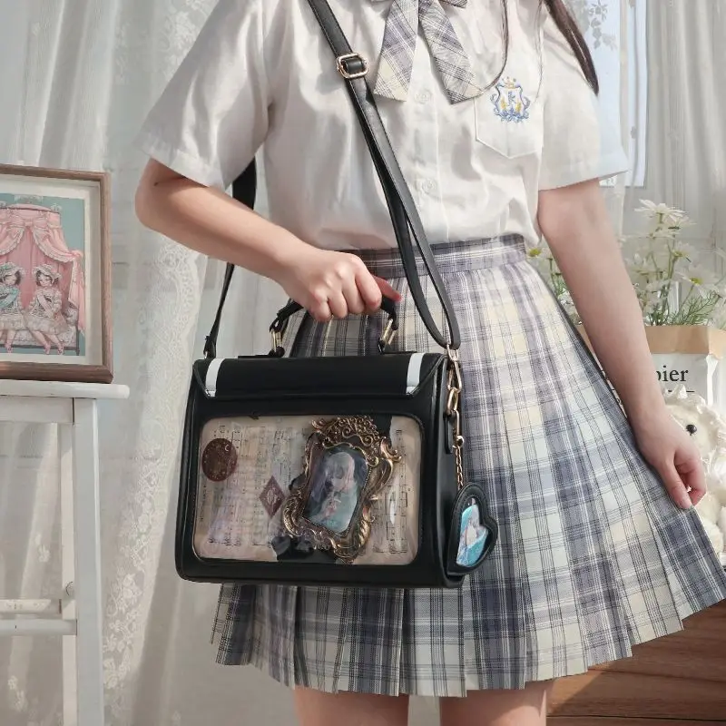 Charous Ita Bag - Borsa A Tracolla Per Ragazze Adolescenti - JK Bag Lolita Comic Fai Da Te Carino Cosplay 55751212