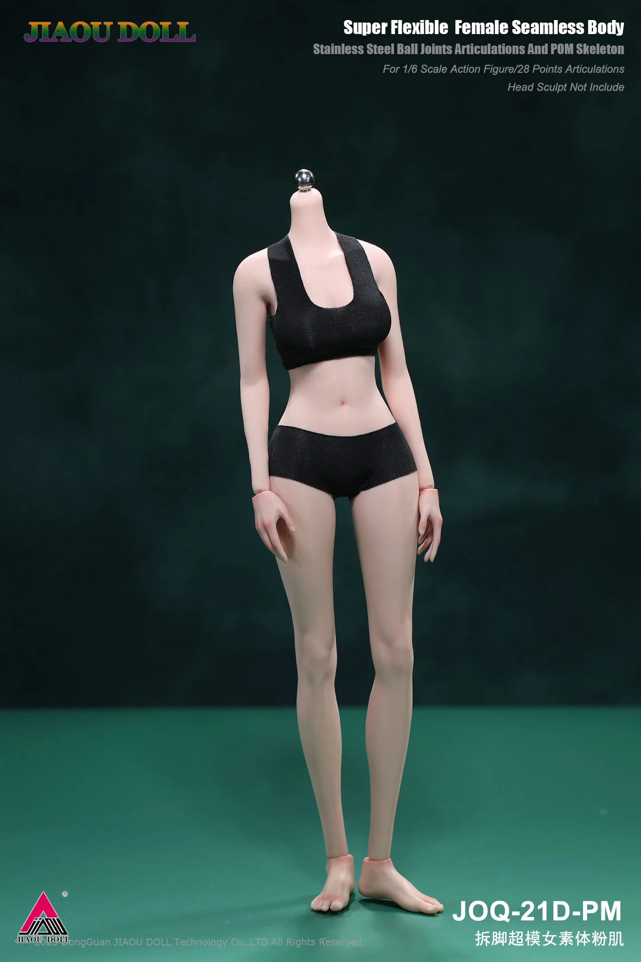 JIAOU DOLL JOQ-21D 1/6 Seamless Female Body Supermodel Long Legged