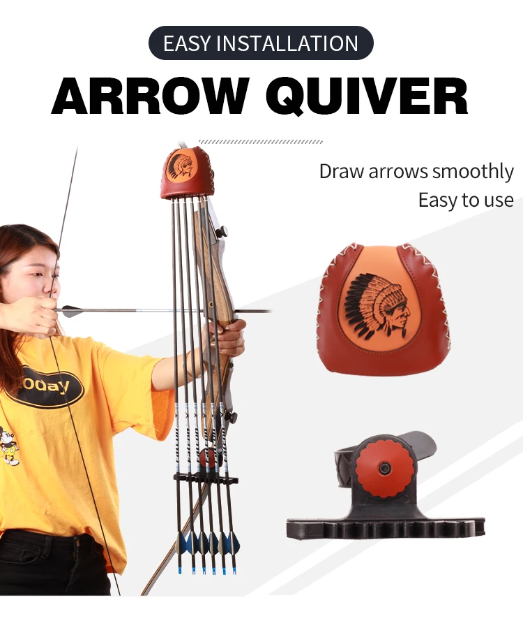 Стрелы для стрельбы из лука Quiver 4/6 стрел быстрое отсоединение ...