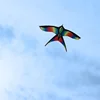1.7m Easy to Fly Colorful Rainbow Bird Kite Outdoor Fun Sports Beach Triangle Kite Beginners Kids Adults Outdoor Toys Kite Gifts 3