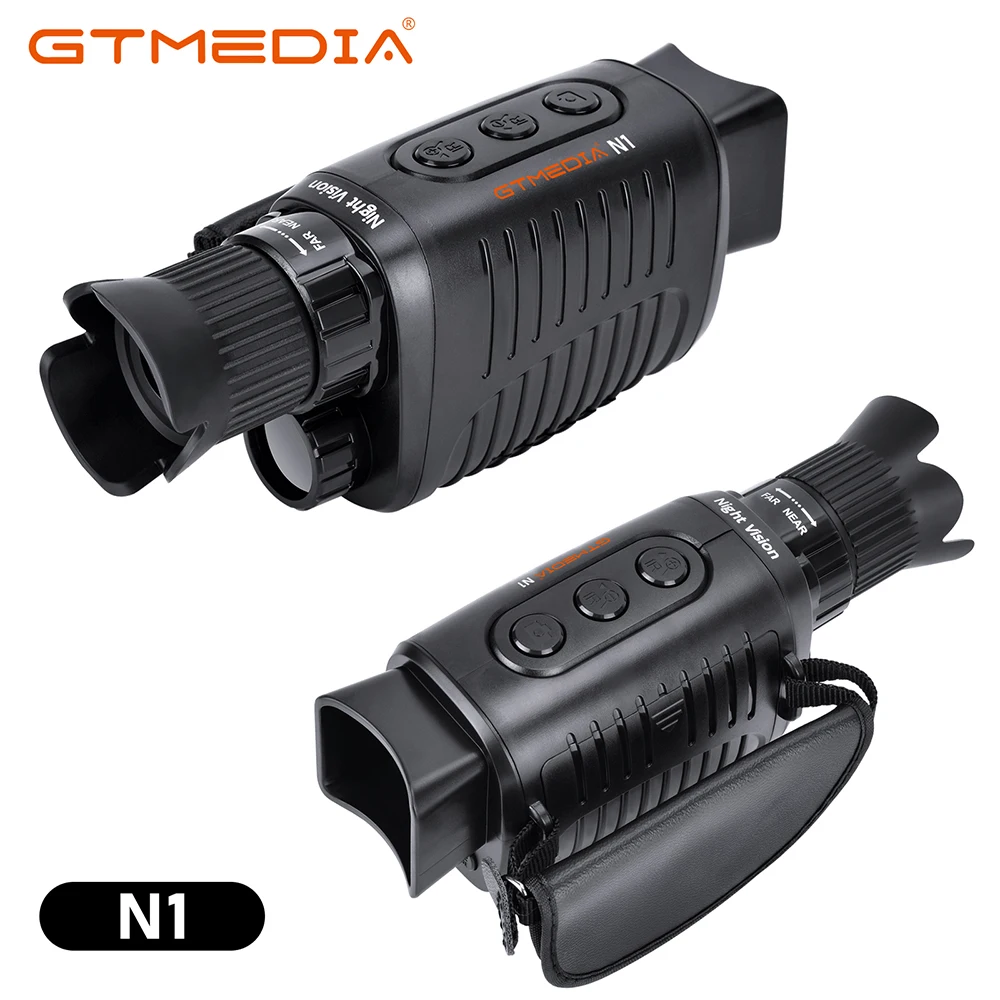 

100% Darkness 300m Monocular Night Vision Device 1080P HD Infrared 5x Digital Zoom Hunting Telescope Outdoor Day Night Dual Use