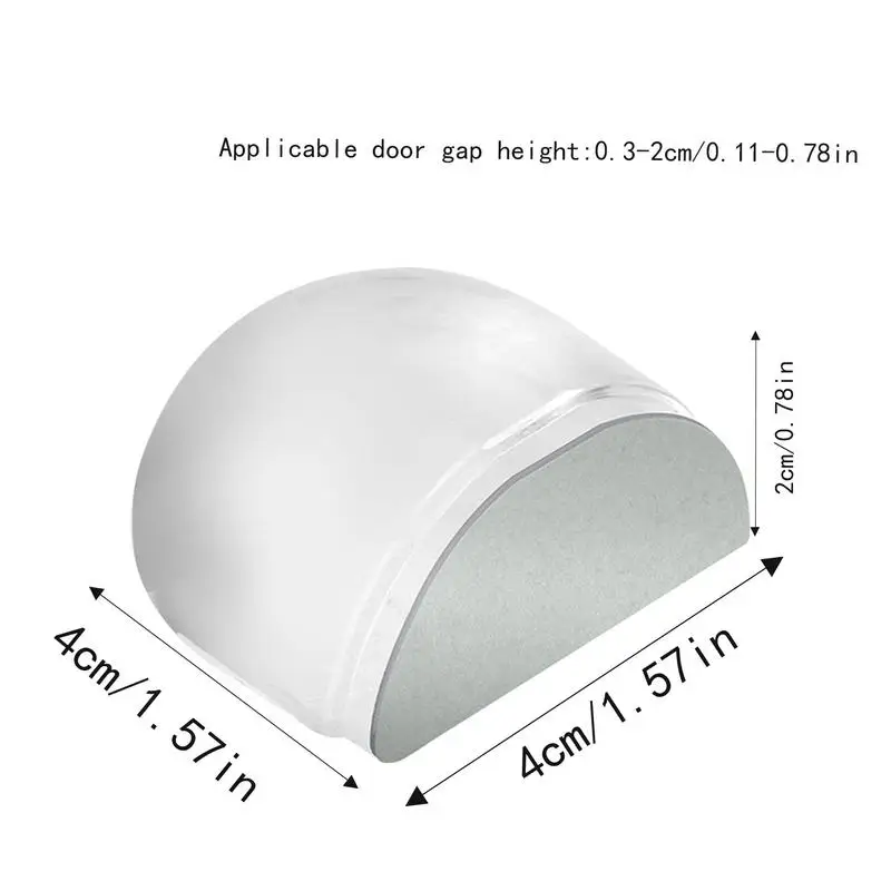 Quiet Door Stopper For Household Use With No Punching For Door Multifunctional Anti-collision Floor Stopper Bathroom