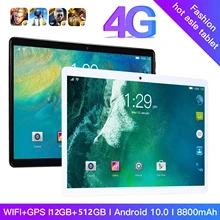 5G Laptop 10 Core S13 Firmware Dual SIM Tablet PC Android 10 8800mAh 12GB 512GB 10.1 Inch Google Netbook GPS LTE Hot Sales Pad
