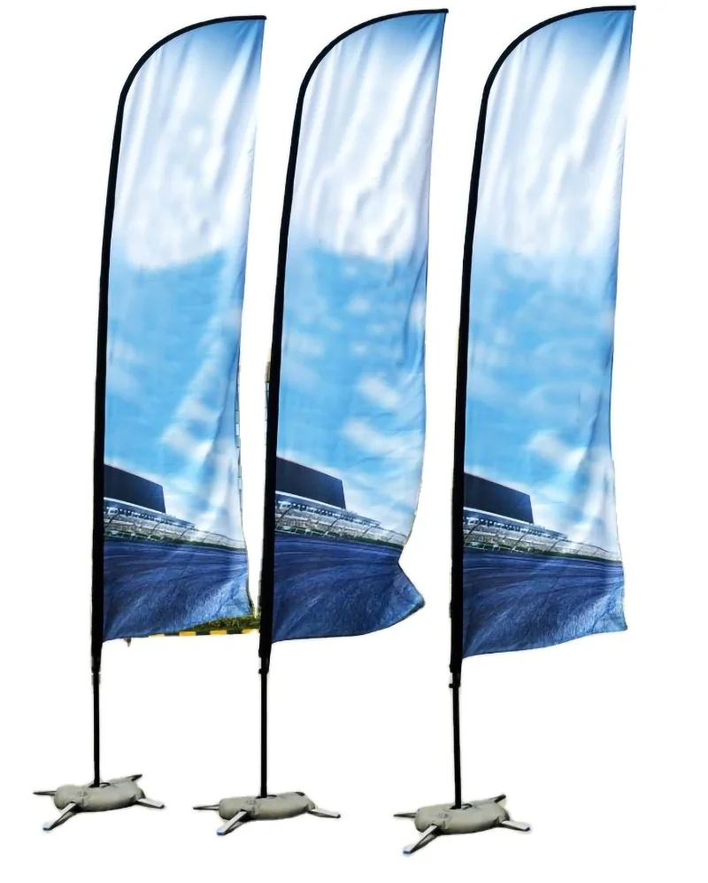 Custom Printed Outdoor Beach Flag Banner Featuring Pole Base Water Bag 130  GSM for Stability unrivaled Quality and Durability - AliExpress
