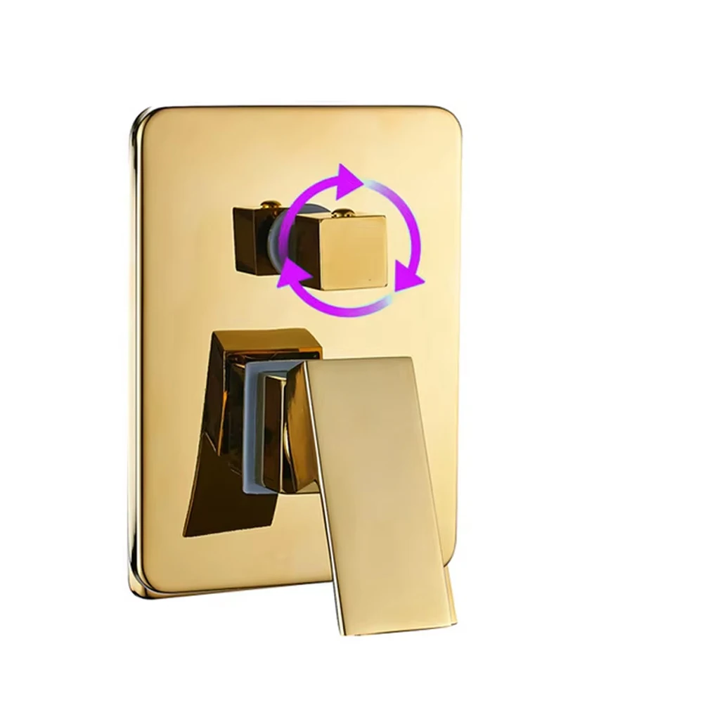 "Solid BrassWall Mount Shower Mixer Control Valve Concealed Shower Faucets Valve Faucets"