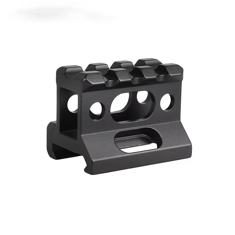 Riser Mount 1" Height Picatinny Short Riser Mount Aluminum Alloy Scope Base 20mm Picatinny Rail
