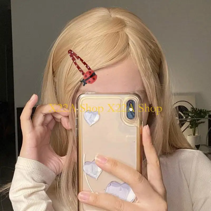 Lustige Marienkäfer Haarclips Für Damen Und Kinder Bunt_voghion.com