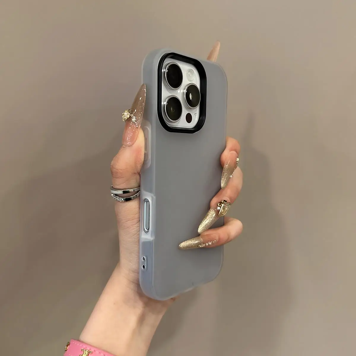 Luxury 2-in-1 Candy Color Clear Matte Phone Case - Shockproof Bumper Soft Jelly Cover