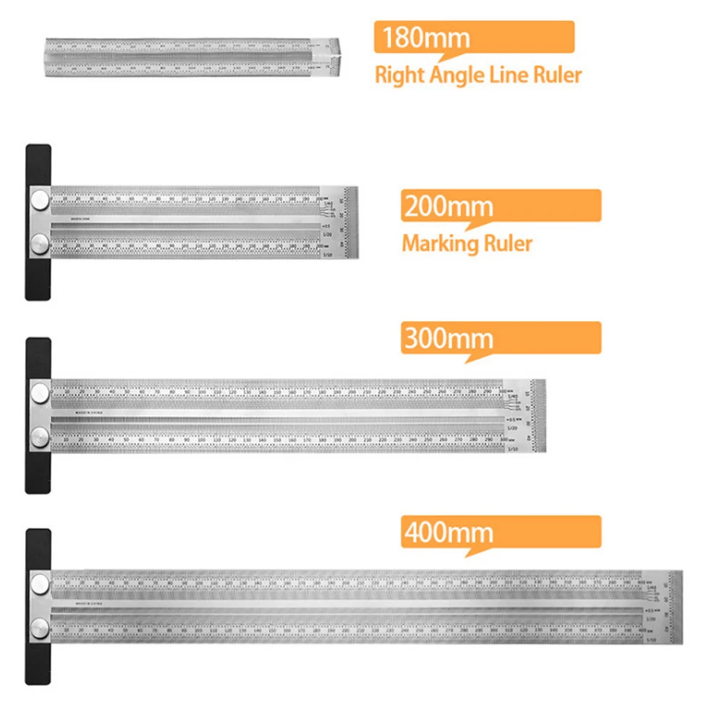 High-precision-T-Type-Line-Ruler-Stainless-Steel-Woodworking-Scriber ...