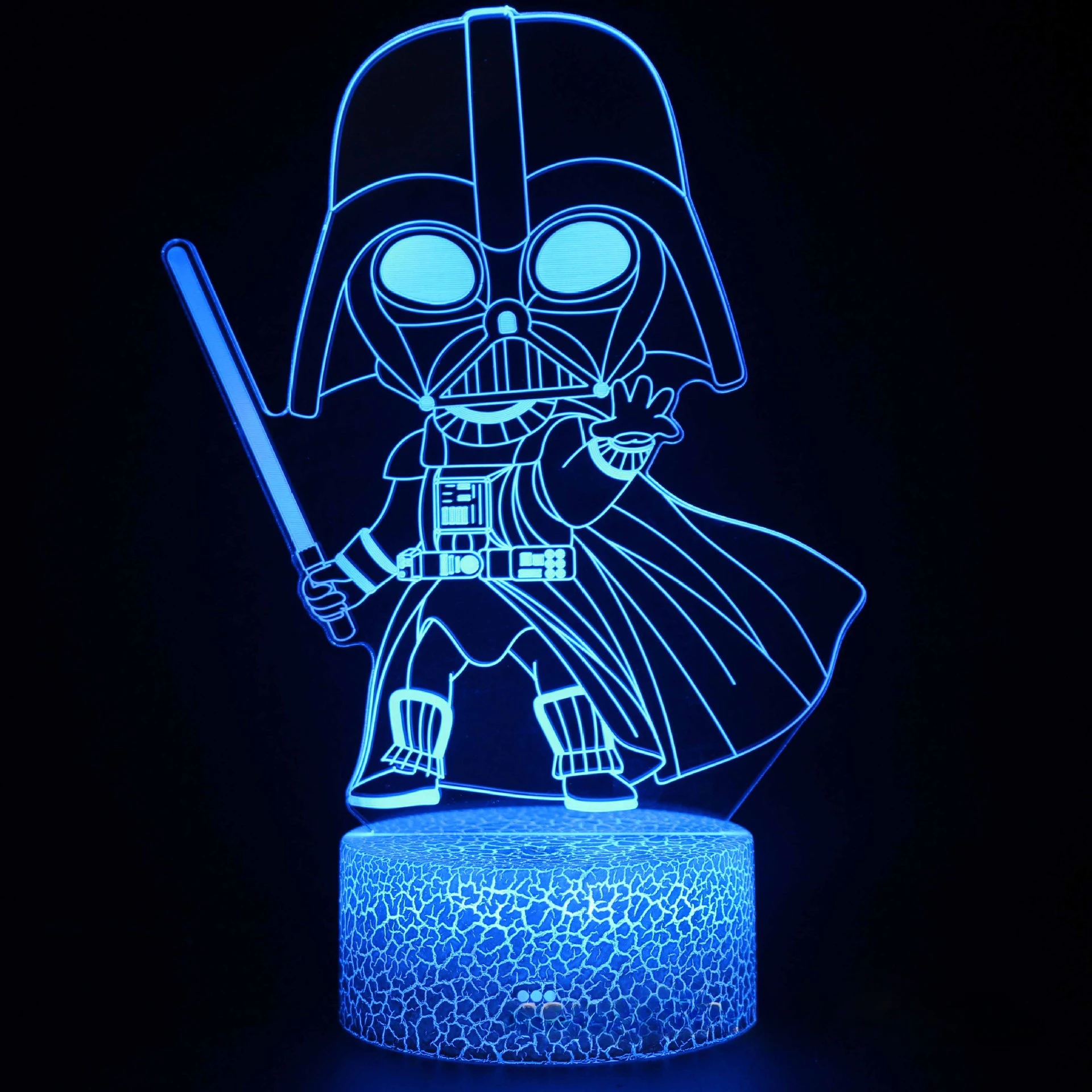 Yoda Master 리모컨 스마트 터치 헤드보드 야간 조명, 아크릴 앰비언트 라이트, 기념일, 창의적인 선물 조명