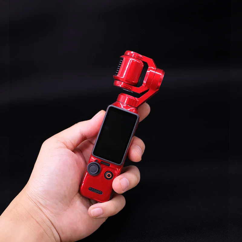 DJI 오즈모 포켓 4 바디 스킨 랩 스크래치 방지 커버 PVC 방수 데칼 (단색) 포켓 4 짐벌 카메라 액세서리
