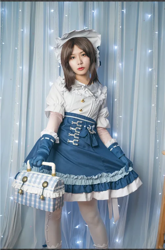 The fifth Personality Identity Gardener Actress Cosplay Costume Lolita Dress 