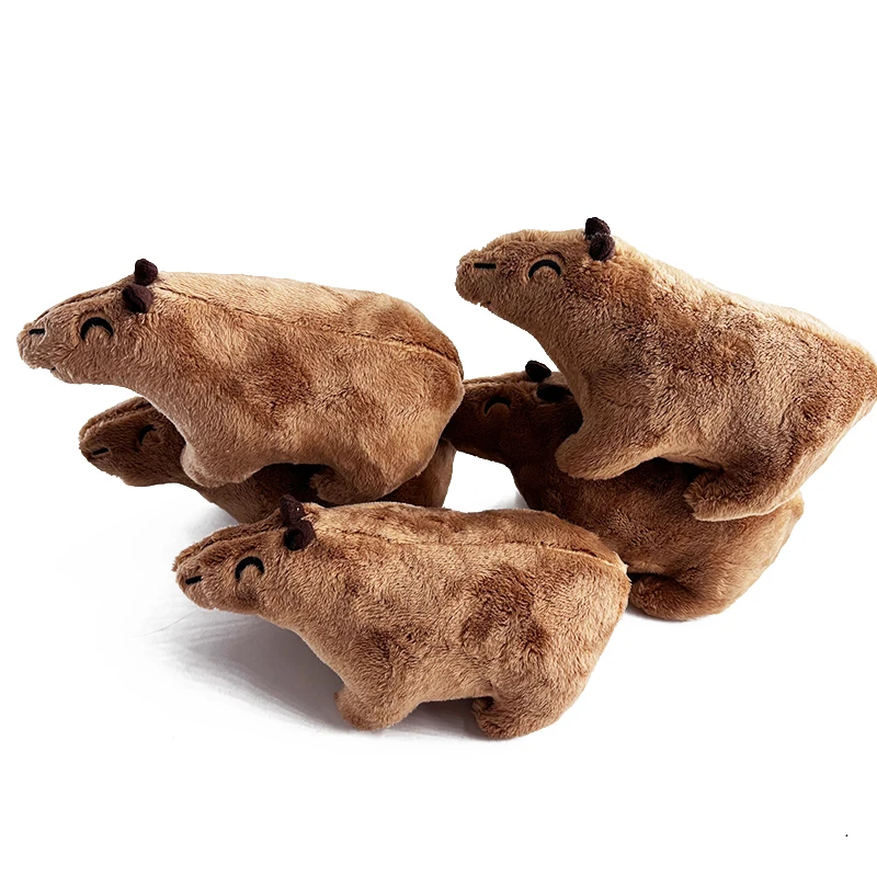 

7.87 inch Kawaii Stuffed Toy Birthday Gift for Kids Capybara Rodent Plush Puffer Mouse Doll Children Party Happy Birthday Gifts