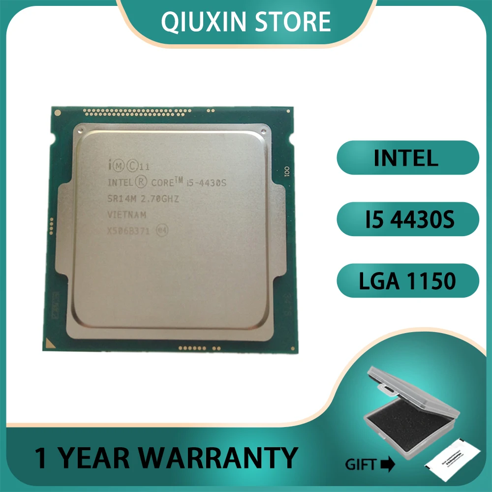 

Процессор Intel Core i5-4430S четырехъядерный 4430S 2,7 ГГц 6 Мб кэш-памяти LGA 1150 для настольных ПК