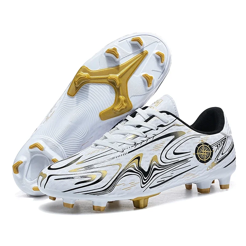 Futsal Professional Unisex Soccer Shoes Grass Training Sport Ultralight Non-Slip Men Outdoor FG/TF Football Boots