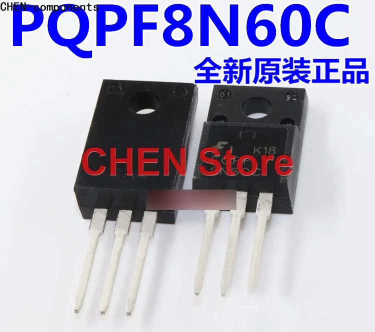 

10 шт., импортные новые оригинальные фотообои FQPF8N60C TO-220
